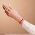 Blood Moon | .925 Sterling Silver | Galaxy Glass Pebble Bracelet